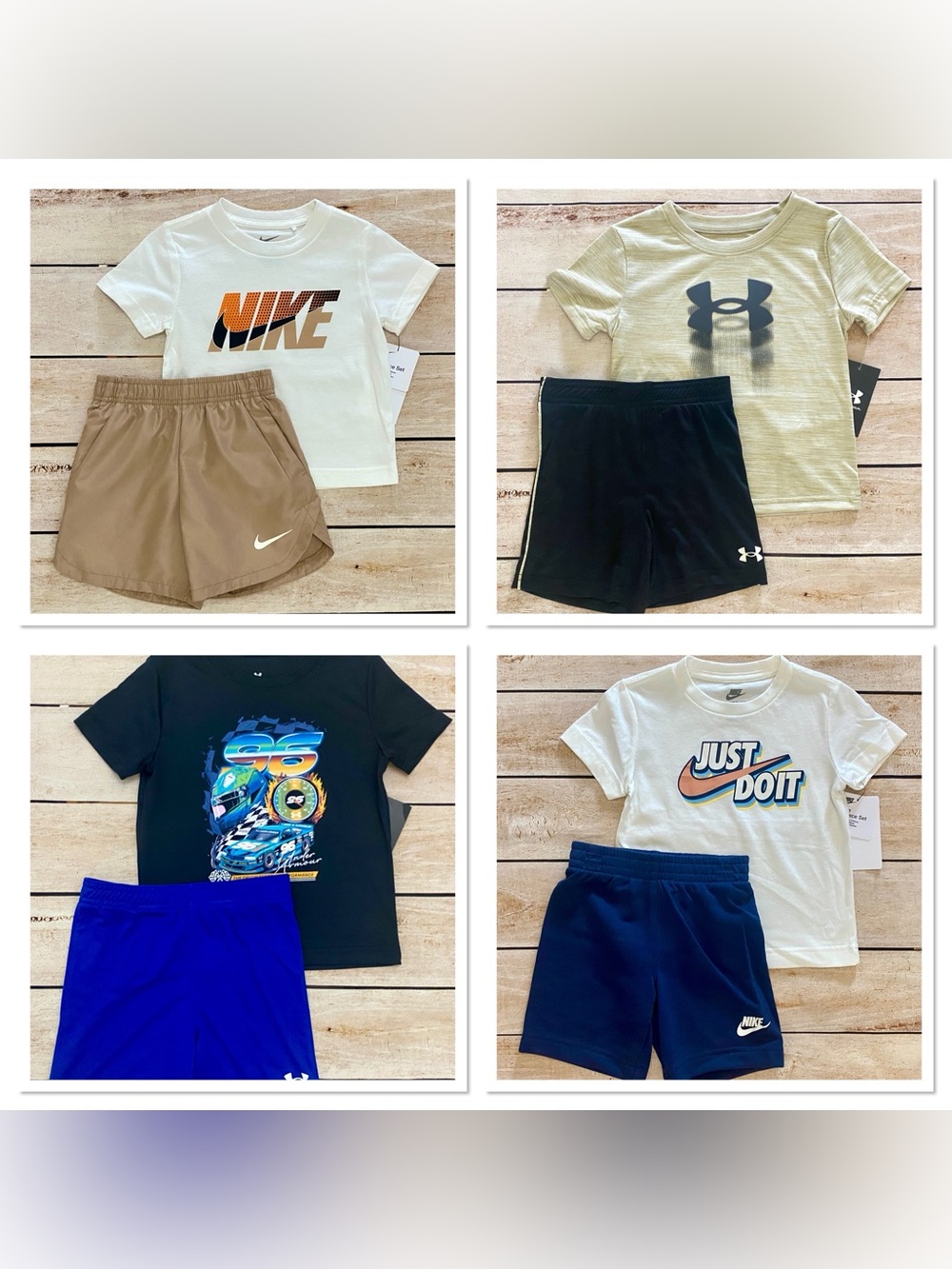 Nike Kids T-Shirt and Short Sets Pick 4 NWT Size 3T Spring Summer